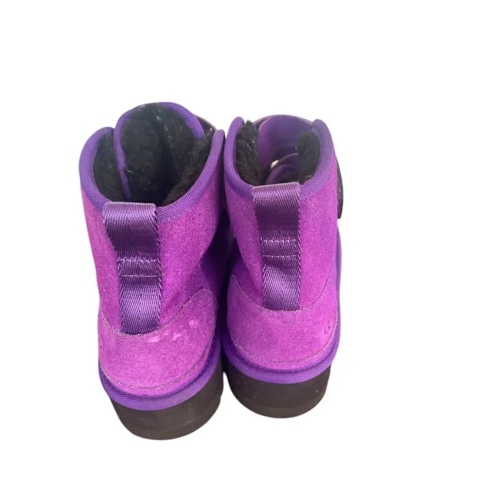 UGG Neumel Platform Suede Ankle Boots Size 6